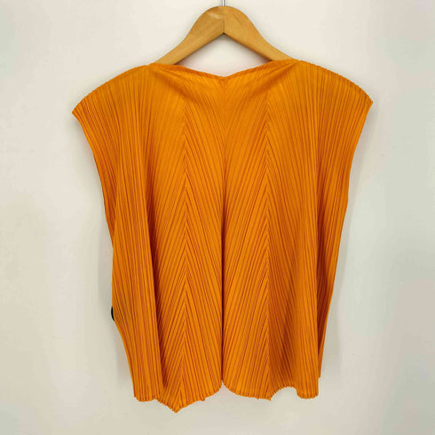 プリーツプリーズイッセイミヤケ PLEATS PLEASE ISSEY MIYAKE ノースリーブ プリーツ カットソー レディース