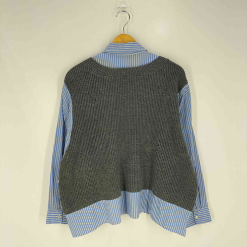 ザラ ZARA ドッキングニットシャツ レディース import:XS