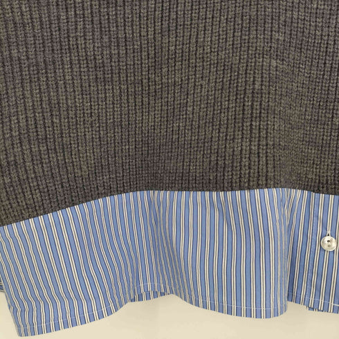 ザラ ZARA ドッキングニットシャツ レディース import:XS