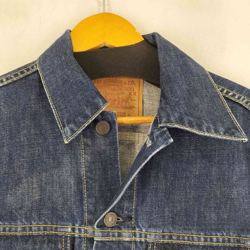 リーバイス Levis 90S 香港製 復刻 BIGE 3RD デニムトラッカージャケット メンズ 40
