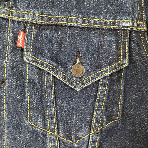 リーバイス Levis 90S 香港製 復刻 BIGE 3RD デニムトラッカージャケット メンズ 40