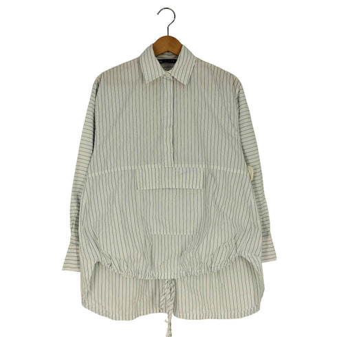 ザラ ZARA pin striped shirt dress ピンストライプ シャツドレス レディース import:XS