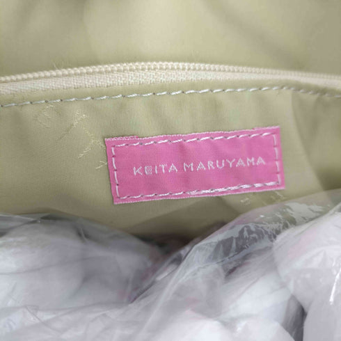 ケイタマルヤマ KEITA MARUYAMA レザーパイピング 総柄 ショルダーバッグ レディース