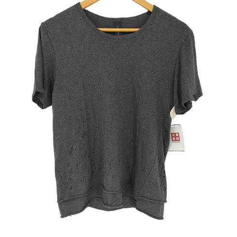 ミハラヤスヒロ MIHARA YASUHIRO ダメージ加工レイヤードTシャツ グランジ メンズ JPN:46