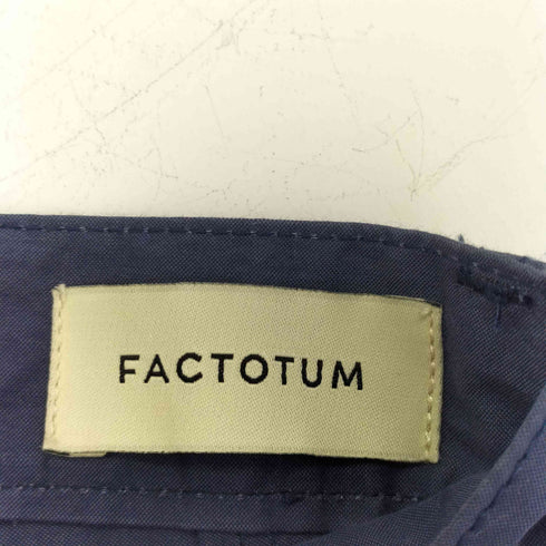 ファクトタム FACTOTUM ウォッシュチノ2タックテーパードパンツ メンズ JPN:44