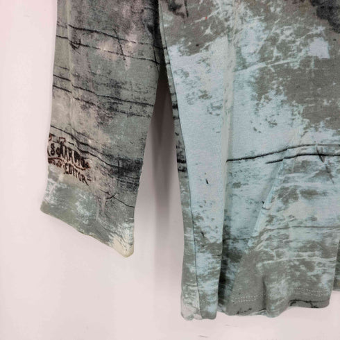 to the angel Vネック ラインストーン 総柄 長袖Tシャツ カットソー Y2K レディース L