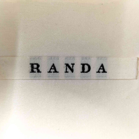 ランダ RANDA 厚底リボンサンダル レディース M