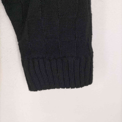 ネスタブランド NESTA BRAND ウォッシャブル スクエア ジャカード クルー ニット メンズ import:XL