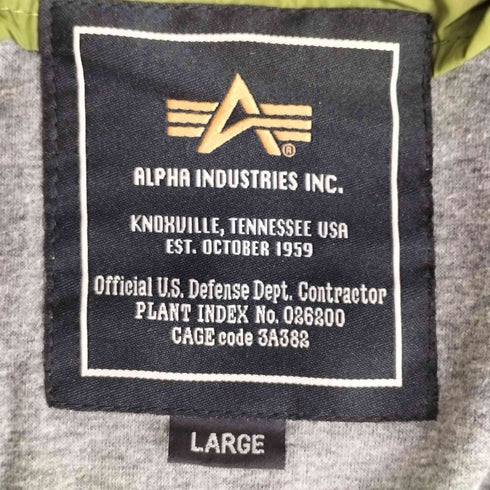 アルファインダストリーズ ALPHA INDUSTRIES ライトウェイト MA-1 ジャケット メンズ import:L