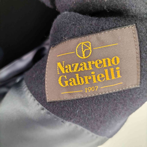 Nazareno Cabrielli カシミヤ100 Pure Cashmere ステンカラーコート メンズ A5