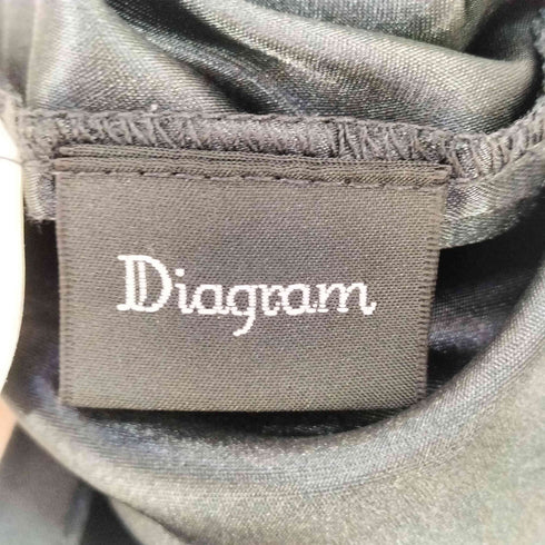 ダイアグラム Diagram ドットジャガードボウタイワンピース レディース JPN:36