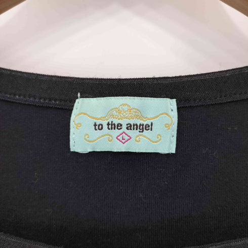 to the angel スクエアネック ラインストーン 長袖Tシャツ カットソー Y2K レディース L