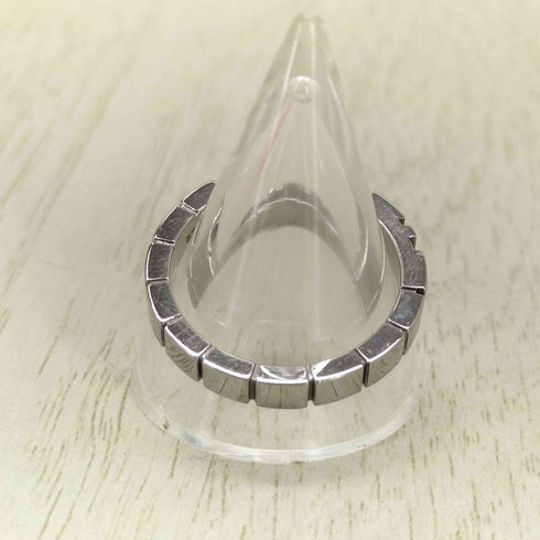 ディーゼル DIESEL steel cubed ring wit STEEL 9 ステンレススチールナローリング メンズ 18号