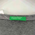 ユナイテッドカラーズオブベネトン UNITED COLORS OF BENETTON Vネック フォントロゴ クルーネック 長袖Tシャツ カットソー Y2K レディース