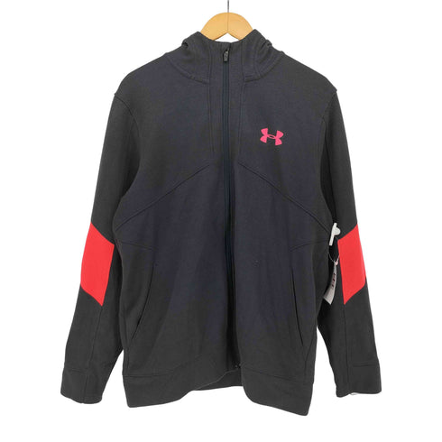 アンダーアーマー UNDER ARMOUR KNIT FZ HOODY ジップ パーカー メンズ import:XL