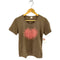 My Heart Paradise ラインストーン グラフィックプリント 半袖Tシャツ カットソー レディース F