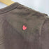 My Heart Paradise ラインストーン グラフィックプリント 半袖Tシャツ カットソー レディース F