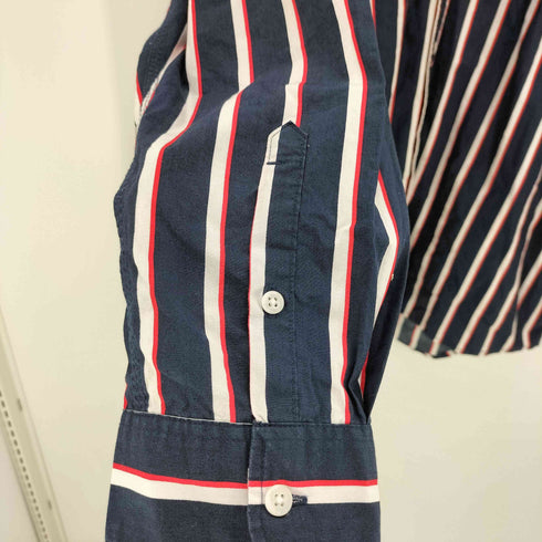 トミージーンズ tommy jeans RELAXED FIT ストライプ シャツ メンズ import:XL