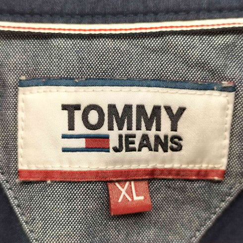 トミージーンズ tommy jeans RELAXED FIT ストライプ シャツ メンズ import:XL