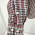 トミーヒルフィガー TOMMY HILFIGER 90S ワンポイント 刺繍 シアサッカー チェックシャツ メンズ import:XL