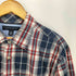 トミーヒルフィガー TOMMY HILFIGER インド製 マチ付き コットン チェックシャツ メンズ import:L