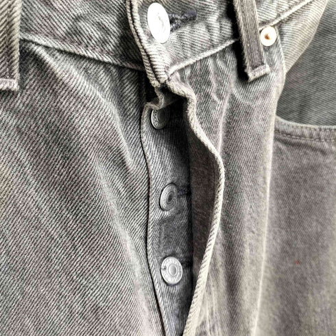 リーバイス Levis 90s USA製 501 ボタン裏522刻印 後染め ブラックデニムパンツ メンズ w32 l36