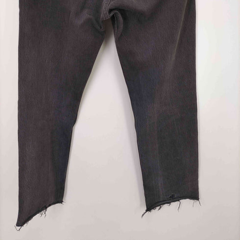 リーバイス Levis 90s USA製 501 ボタン裏522刻印 後染め ブラックデニムパンツ メンズ w32 l36