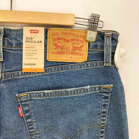 リーバイス Levis 505 WORM STRETCH REGULAR STRAIGHT デニム パンツ メンズ W33 L32