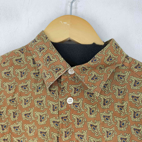 francesco smalto 総柄シルク L/S シャツ メンズ 38