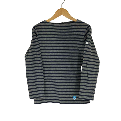 オーチバル ORCIVAL ボーダー柄 L/S ボートネックシャツ レディース