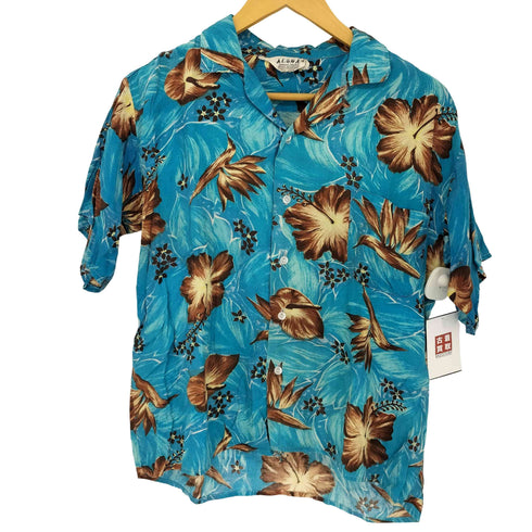 aloha 70-80s 日本製 レーヨン アロハシャツ メンズ JPN:M