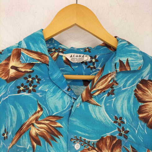 aloha 70-80s 日本製 レーヨン アロハシャツ メンズ JPN:M
