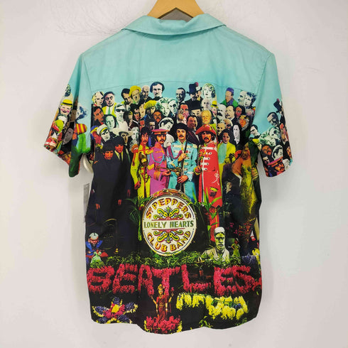 アーティストプリント 総柄アロハシャツ sgt Peppers Lonely Hearts Club Band メンズ JPN:M