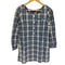 アーペーセー A.P.C. ノーカラー 4B マドラスチェック コットン ワンピース レディース import:XS