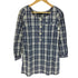 アーペーセー A.P.C. ノーカラー 4B マドラスチェック コットン ワンピース レディース import:XS
