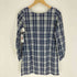 アーペーセー A.P.C. ノーカラー 4B マドラスチェック コットン ワンピース レディース import:XS