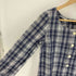 アーペーセー A.P.C. ノーカラー 4B マドラスチェック コットン ワンピース レディース import:XS