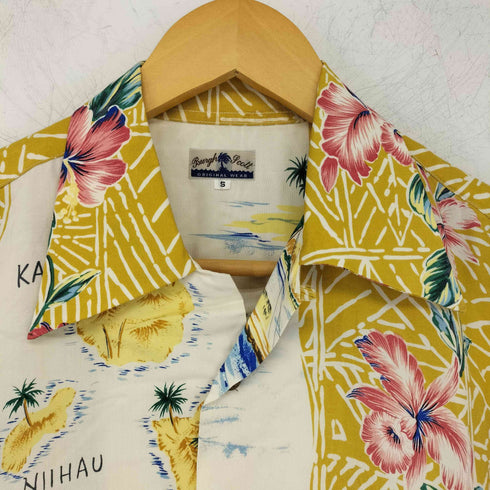 BURGHSCOTT 総柄 アロハシャツ メンズ JPN:S