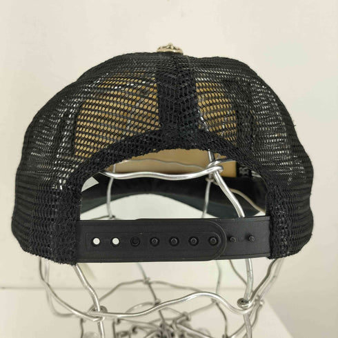 クロムハーツ CHROME HEARTS ロゴ刺繍 トラッカーキャップ メンズ