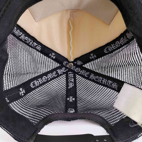 クロムハーツ CHROME HEARTS ロゴ刺繍 トラッカーキャップ メンズ