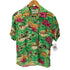 70S Hawaiian Style 韓国製 レーヨンアロハシャツ ハイビスカス フラダンス ヨット メンズ JPN:M