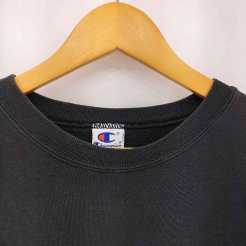 チャンピオン Champion 90s 青刺繍タグ後期 ワンポイントロゴ刺繍 クルーネックスウェット トレーナー メンズ X LARGE