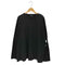 バレンシアガ BALENCIAGA ロゴタブ クルーネック長袖Tシャツ カットソー メンズ S