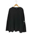 バレンシアガ BALENCIAGA ロゴタブ クルーネック長袖Tシャツ カットソー メンズ S