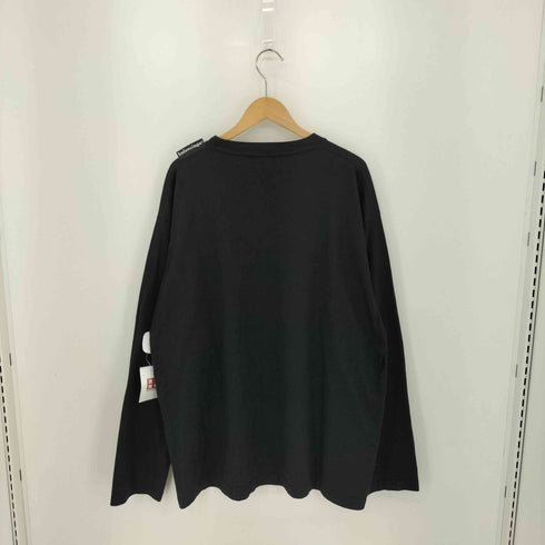 バレンシアガ BALENCIAGA ロゴタブ クルーネック長袖Tシャツ カットソー メンズ S