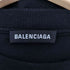 バレンシアガ BALENCIAGA ロゴタブ クルーネック長袖Tシャツ カットソー メンズ S