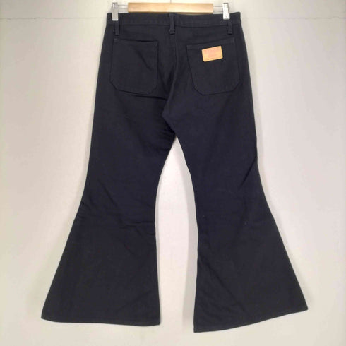 バイソン BISON ブラックフレアパンツ メンズ W32L34