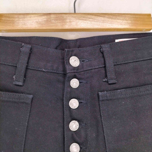 バイソン BISON ブラックフレアパンツ メンズ W32L34