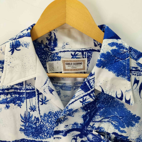 70-80s KIHOLO FASHIONS 総柄 ハワイアンシャツ メンズ JPN:M