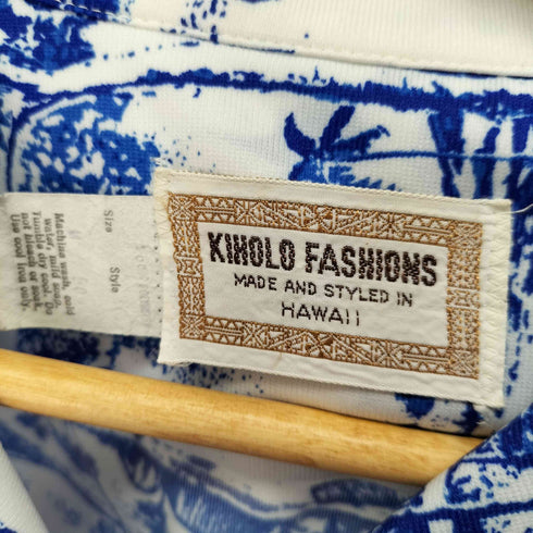 70-80s KIHOLO FASHIONS 総柄 ハワイアンシャツ メンズ JPN:M